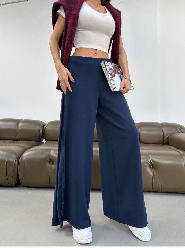 VeluraCollection Geniş Paça Relax Fit Kadın Pantolon