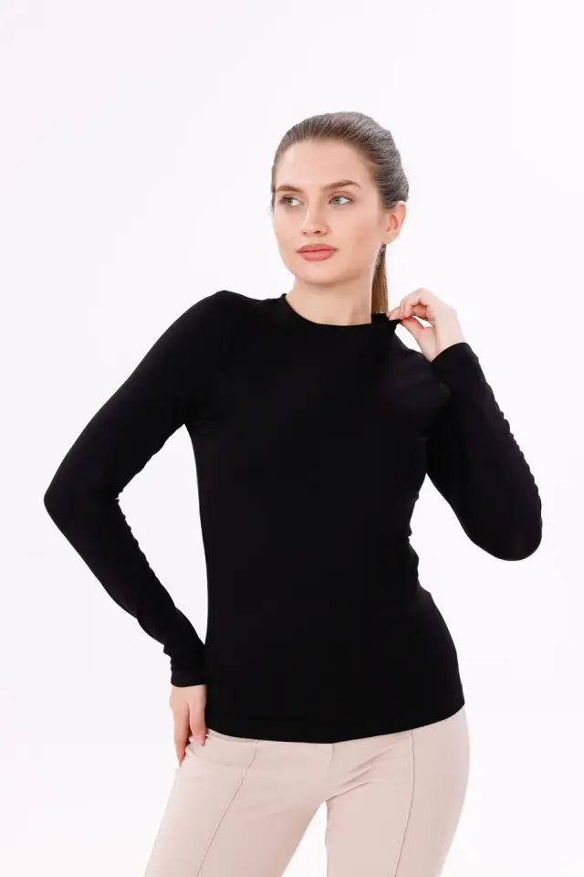 Velura Collection - Uzun Kol Bisiklet Yaka Body 4'lü Set