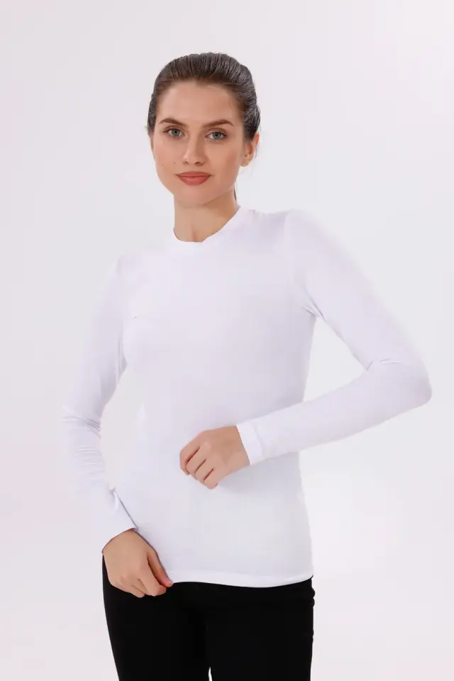 Velura Collection Uzun Kol Bisiklet Yaka Body 4'lü Set