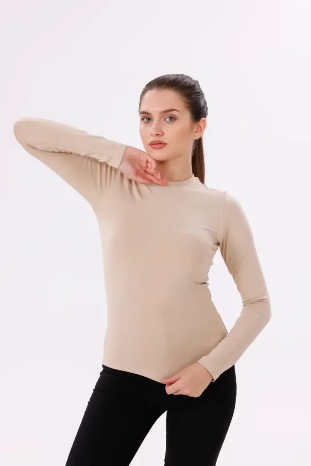 Velura Collection Uzun Kol Bisiklet Yaka Body 4'lü Set