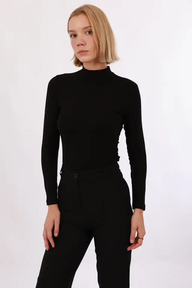 Velura Collection Kadın Uzun Kol Balıkçı Yaka Body 4'lü