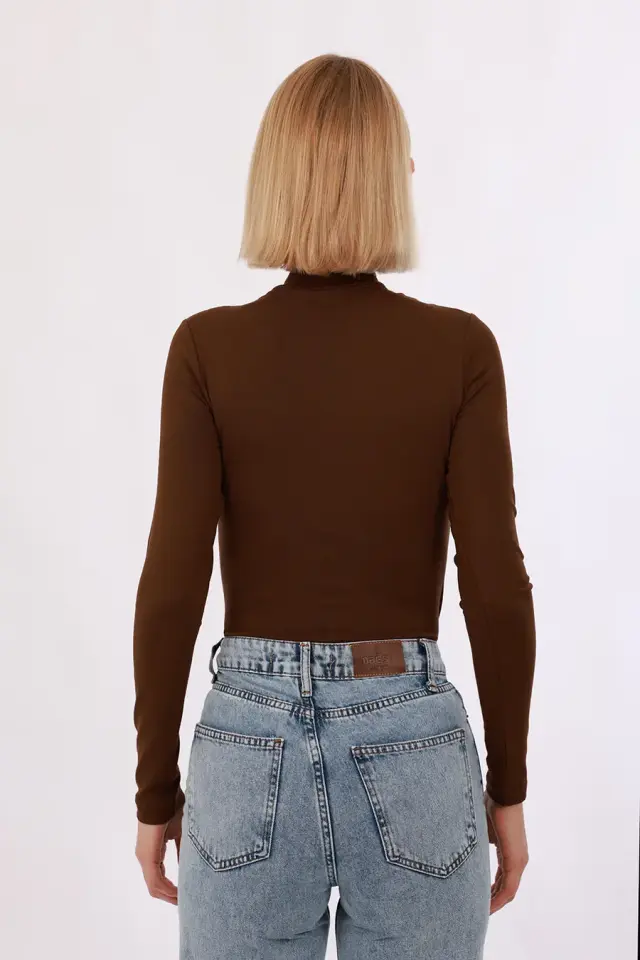 Velura Collection - Kadın Uzun Kol Balıkçı Yaka Body 4'lü