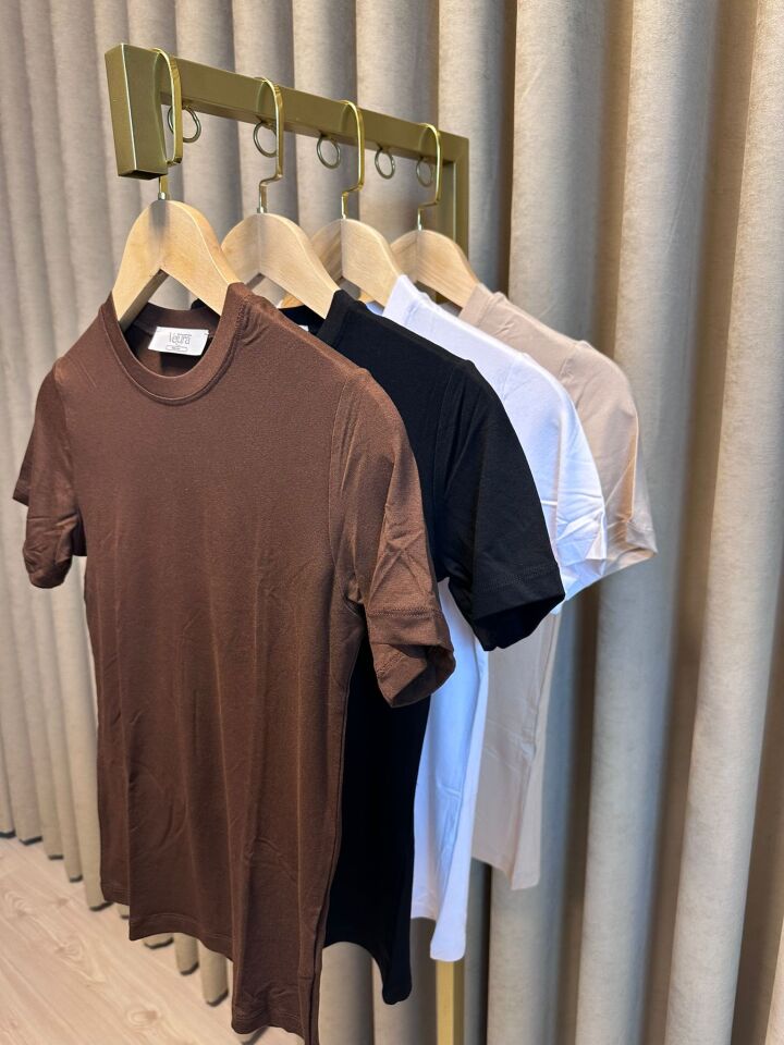 Velura Collection - Kısa Kol Bisiklet Yaka Body 4'lü Set