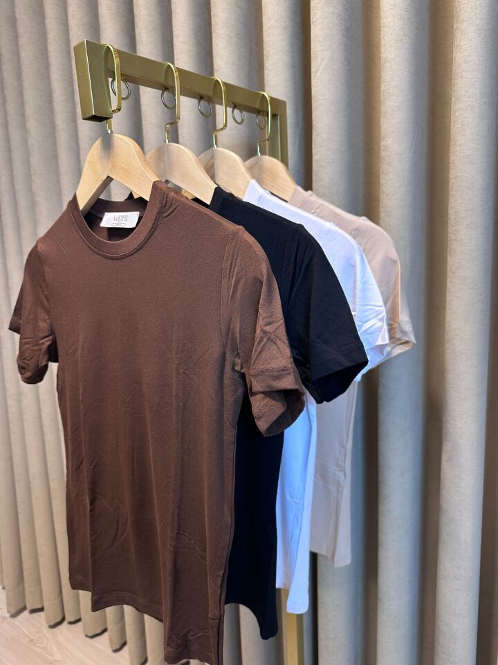 Velura Collection - Kısa Kol Bisiklet Yaka Body 4'lü Set