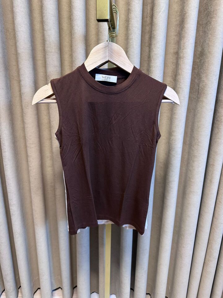 VeluraCollection Kadın Kolsuz Bisiklet Yaka Bluz 4’lü Set