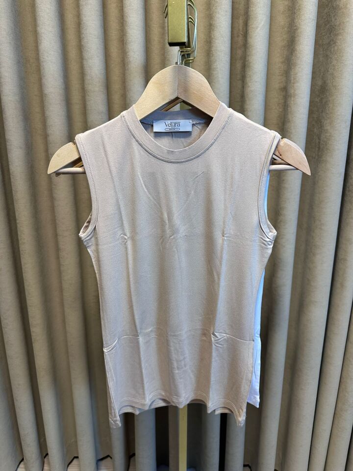 VeluraCollection Kadın Kolsuz Bisiklet Yaka Bluz 4’lü Set