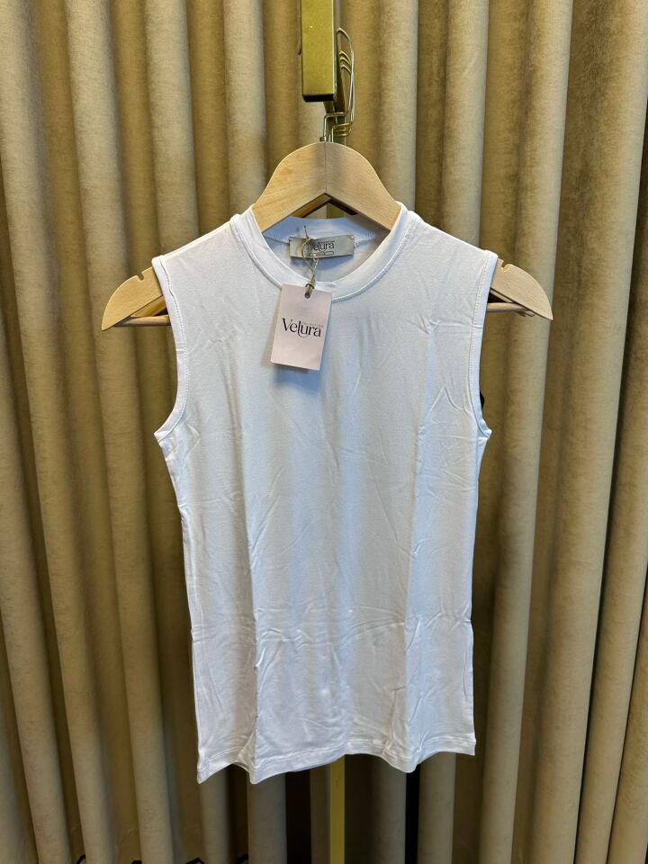 VeluraCollection Kadın Kolsuz Bisiklet Yaka Bluz 4’lü Set