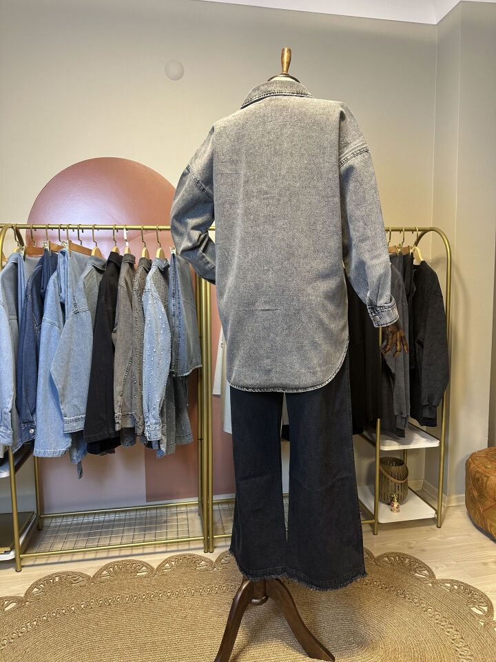 Velura Collection - Kot Gömlek - Siyah