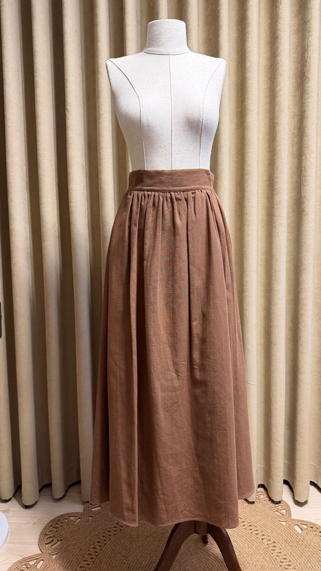 Velura Collection - Uzun Etek - Kahverengi